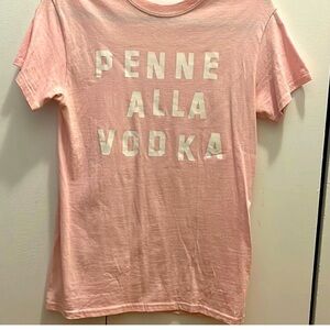 Katie Kimmel “Penne Alla Vodka” T-Shirt. Size L, Like New.
